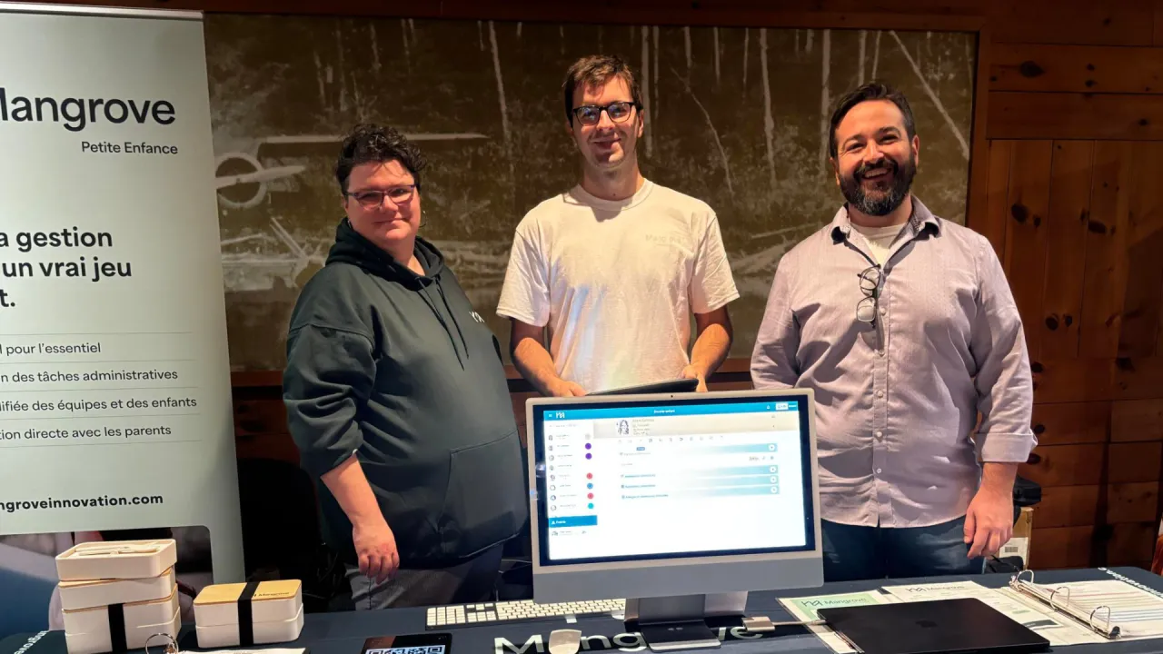 Geneviève, François et André au Congrès du RGPQ